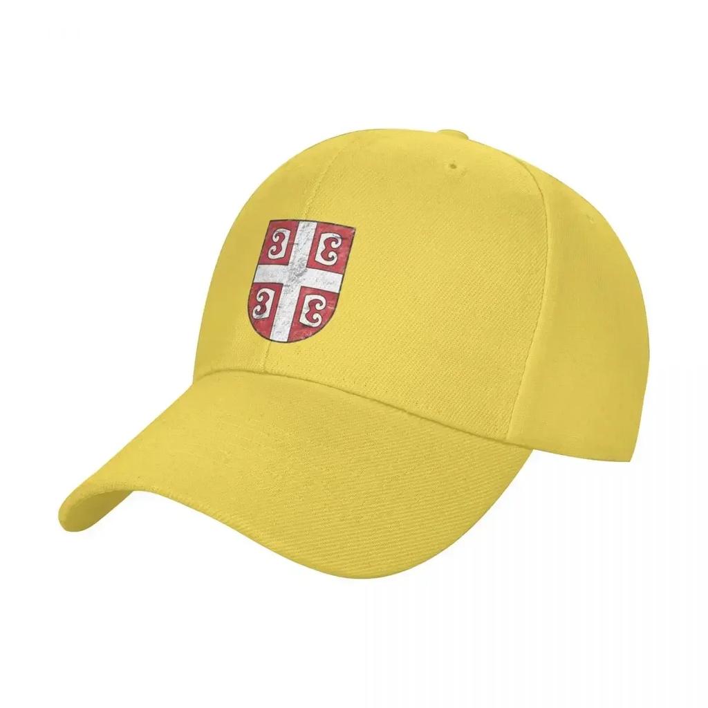 Serbian Coat Of Arms Vintage Baseball Cap Sun Hat For Children Hat Beach Golf Wear Men Women's