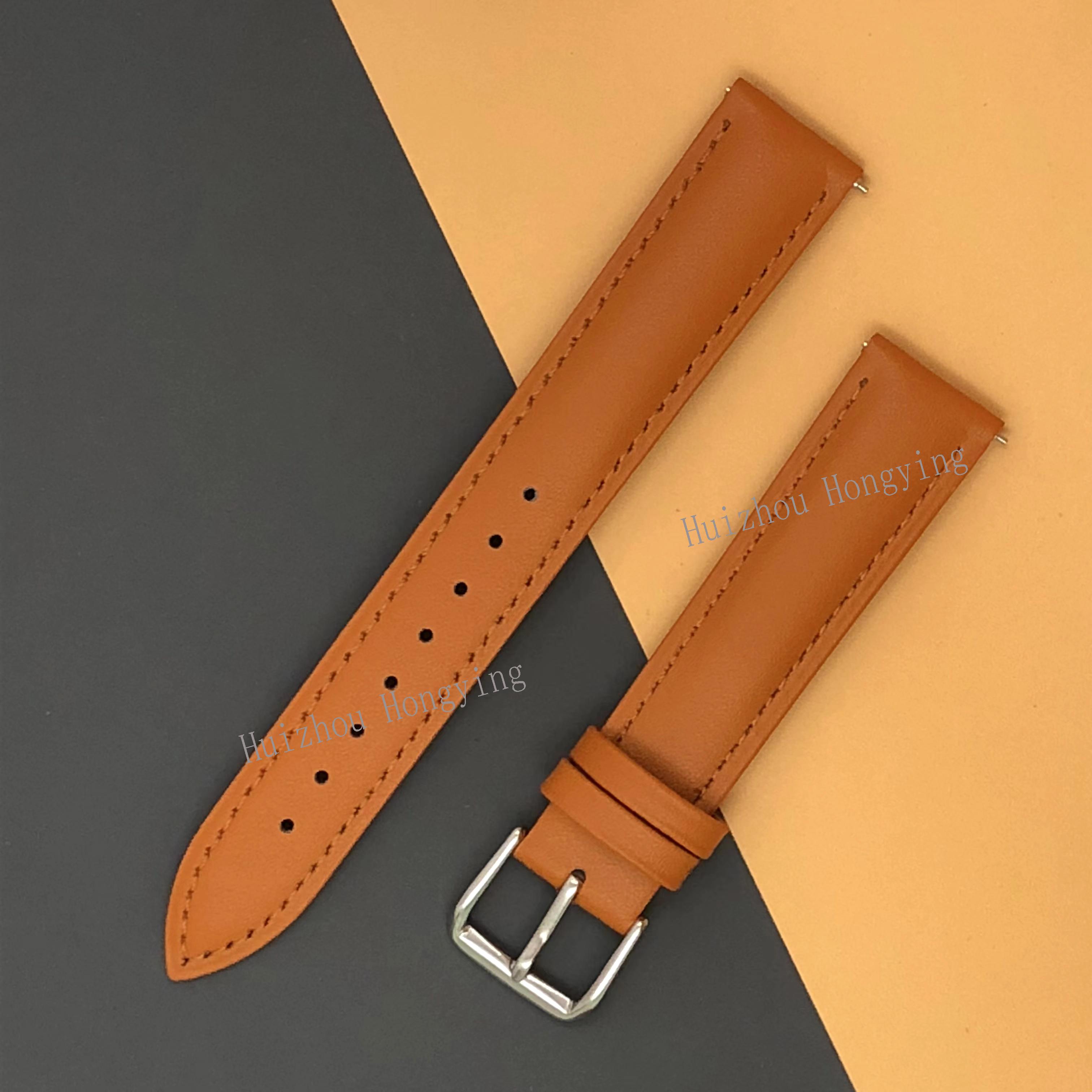 

18 20MM WatchStrap Bracelet For Huawei Watch GT 4 GT 5 41mm GT 5 Pro GT 3 42mm PU Leather Band Replacement Wristband Accessories 20mm width коричневий