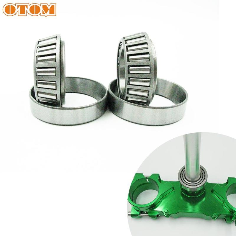 OTOM Motorcycle Accessories Triple Clamps Steering Stem Bearing For KAWASAKI KX125 KX250 KX250F KX450F KLX450R SUZUKI RMZ250