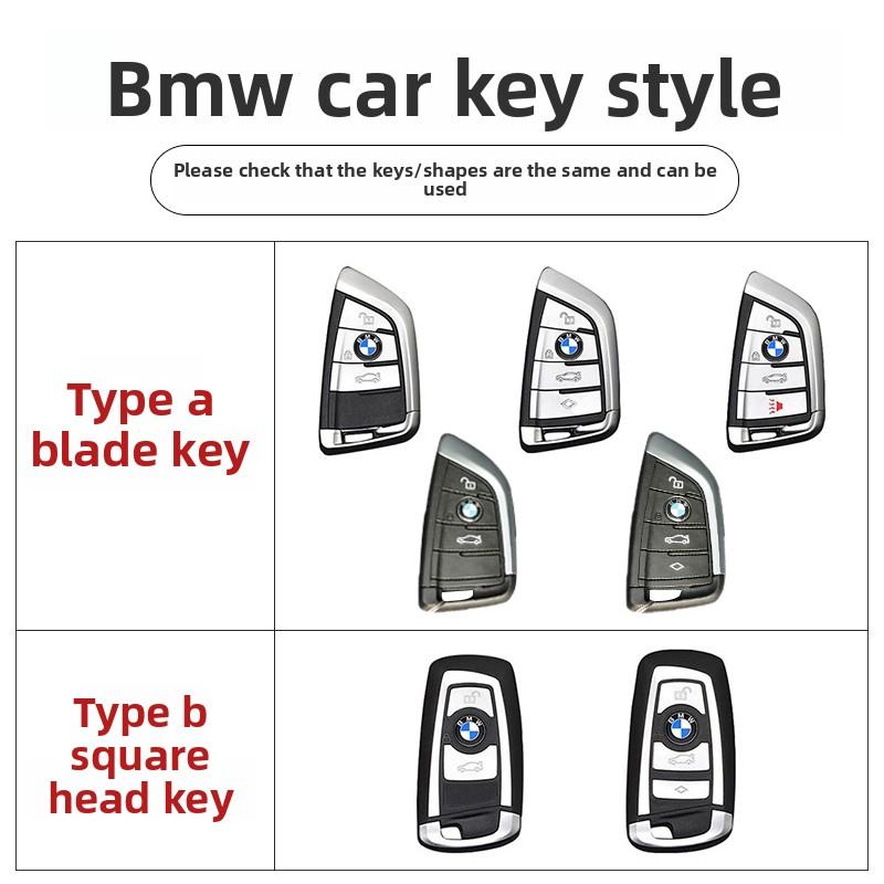 MZFK7 ABS Car Key Case Cover For BMW 1 2 3 4 5 6 7 Series X1 X3 X4 X5 X6 X7 F10 F20 F30 G20 G30 G01 F15 F16 G02 G05 F34