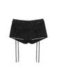 Sailpeulei Layered Shorts / Black
