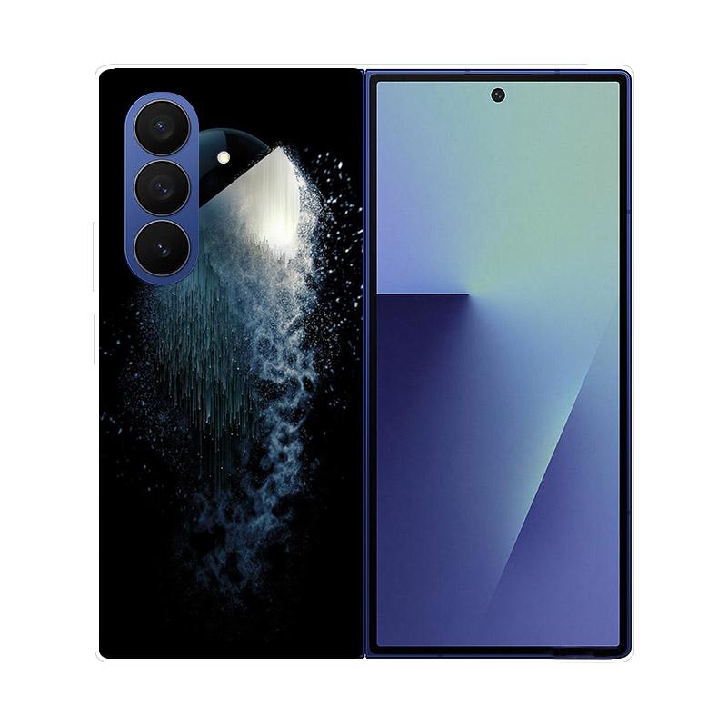 For Samsung Galaxy Z Fold 7 6 5 4 3 2 Case Transparent Protective Back Cover Hard PC Shell For Samsung Z Fold7 Fold6 Fold5 Etui