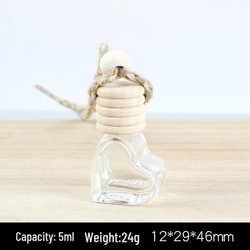 Car Glass Aromatherapy Lanyard for Air Vent - Refillable Perfume Bottle