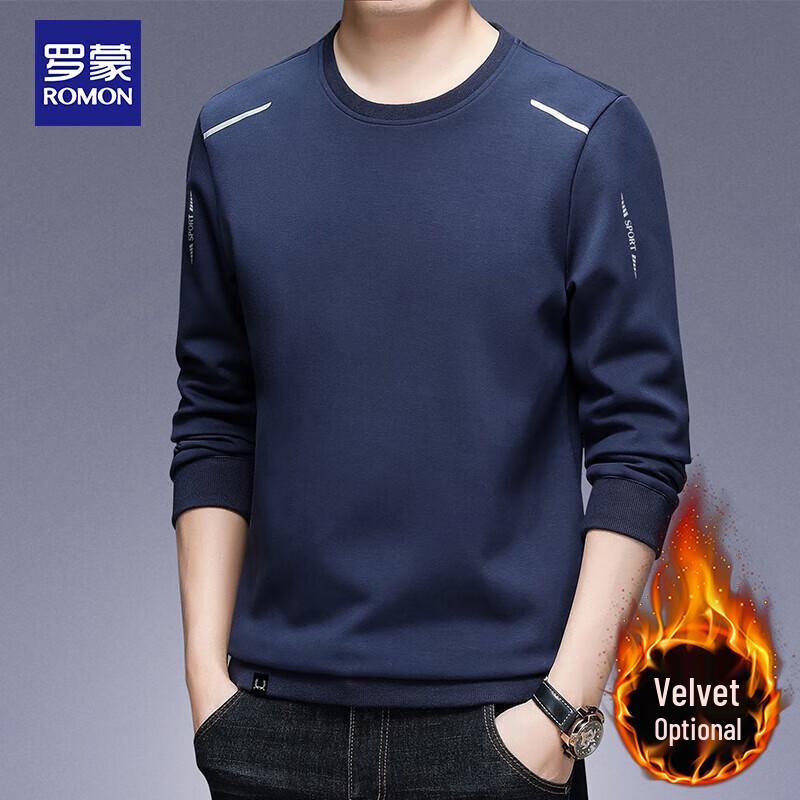 

ROMON Men s Casual Long-Sleeve Sweatshirt T-Shirt 6053 4XL