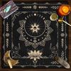 Astrology Tarots Table Altar Cloth Metaphysical Board Game Mat Pendulum Divinations Altar Tablecloth Board Game Card Pad