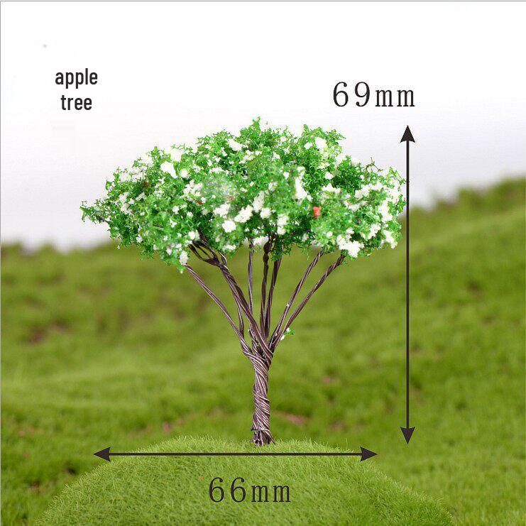 Decorative Miniature Trees & Succulents for Landscaping: Mini Fruit, Willow, Golden Leaf Trees, Moss Micro Landscape DIY Materials
