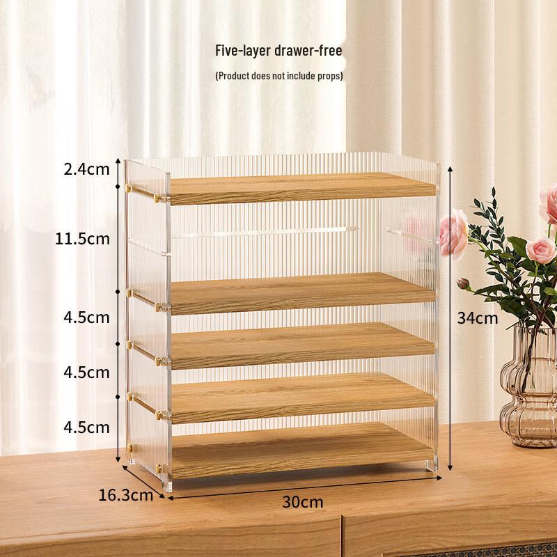 

Acrylic Desktop Cosmetic Organizer