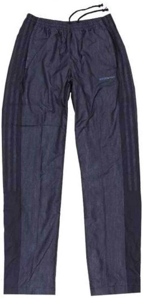 Adidas HM Denim Vindjakke Lange Bukser med Børstet Trikot Fôr Størrelse S Legend Ink, (Midje 71-77cm), DUP68,