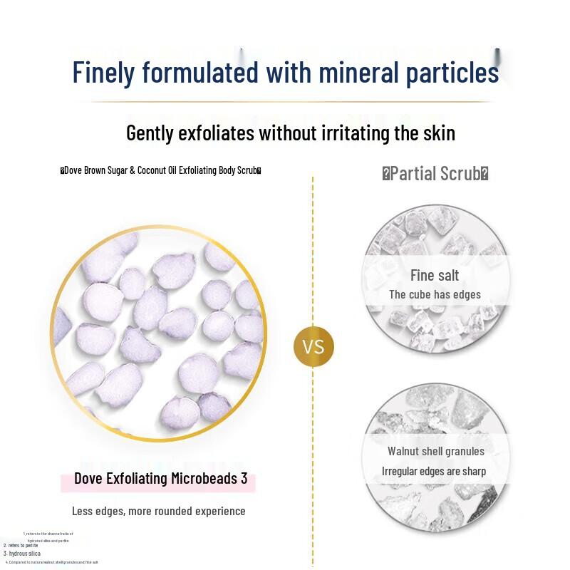 DOVE Coconut & Sugar Gentle Body Scrub Wash