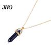 Chain Pendant Necklace Faux Crystal Stone Decorative Women Metal Jewelry Accessories Fashion