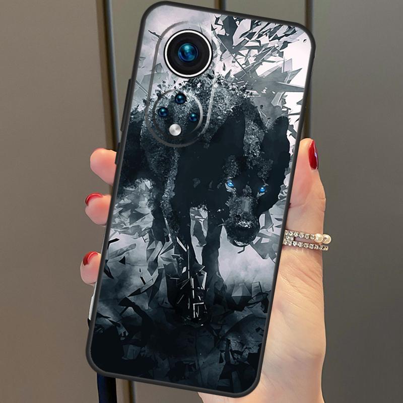 Wolf Howls Art Case For Honor Magic 6 Pro 5 Lite 50 70 90 X6 X7 X8 X9 Honor X6a X7a X8a X9a X8b X9b Cover
