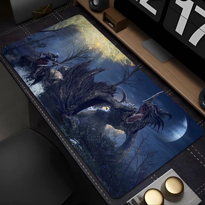 Gaming Mouse Pad XXL Deskmat Anime Pc Accessories Mousepad EEldens RRing Mat x Gamer Large Desktop Extended Desk Carpet