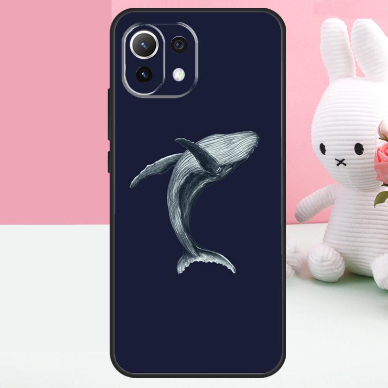 

Whale Fish Wave Sea Case For Xiaomi 15 14 Ultra 13T 14T 15T 17 Pro Max POCO X7 Pro X5 X6 F5 F6 F7 F8 Ultra Funda POCO X4 Pro 5G