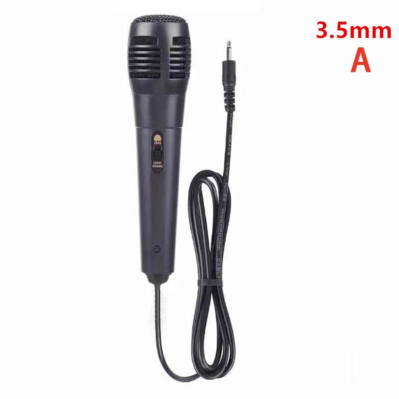Professionelles kabelgebundenes dynamisches Mikrofon Gesangsmikrofon für Karaoke-Aufnahmen 6,35 mm / 3,5 mm Sprachrohr