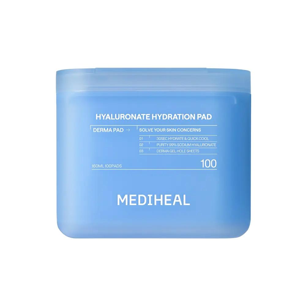 

MEDIHEAL Гідратуючий диск з гіалуронатом – 100 дисків / 200 дисків Hyaluronate x 100 Pads