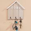 Nordic Style Solid Wood Hooks A Row Of Creative Entrance Clothes Hooks Home Wall Keys Storage Boxes Wall Hooks YLE201