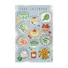 Food Calendar Cotton Tea Towel