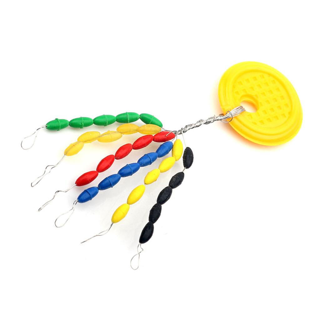 Space Beans Oval Fishing Float Bobber Stopper Fishing Float Bean Space Float Sinkers Stops Line Stoppers Beads