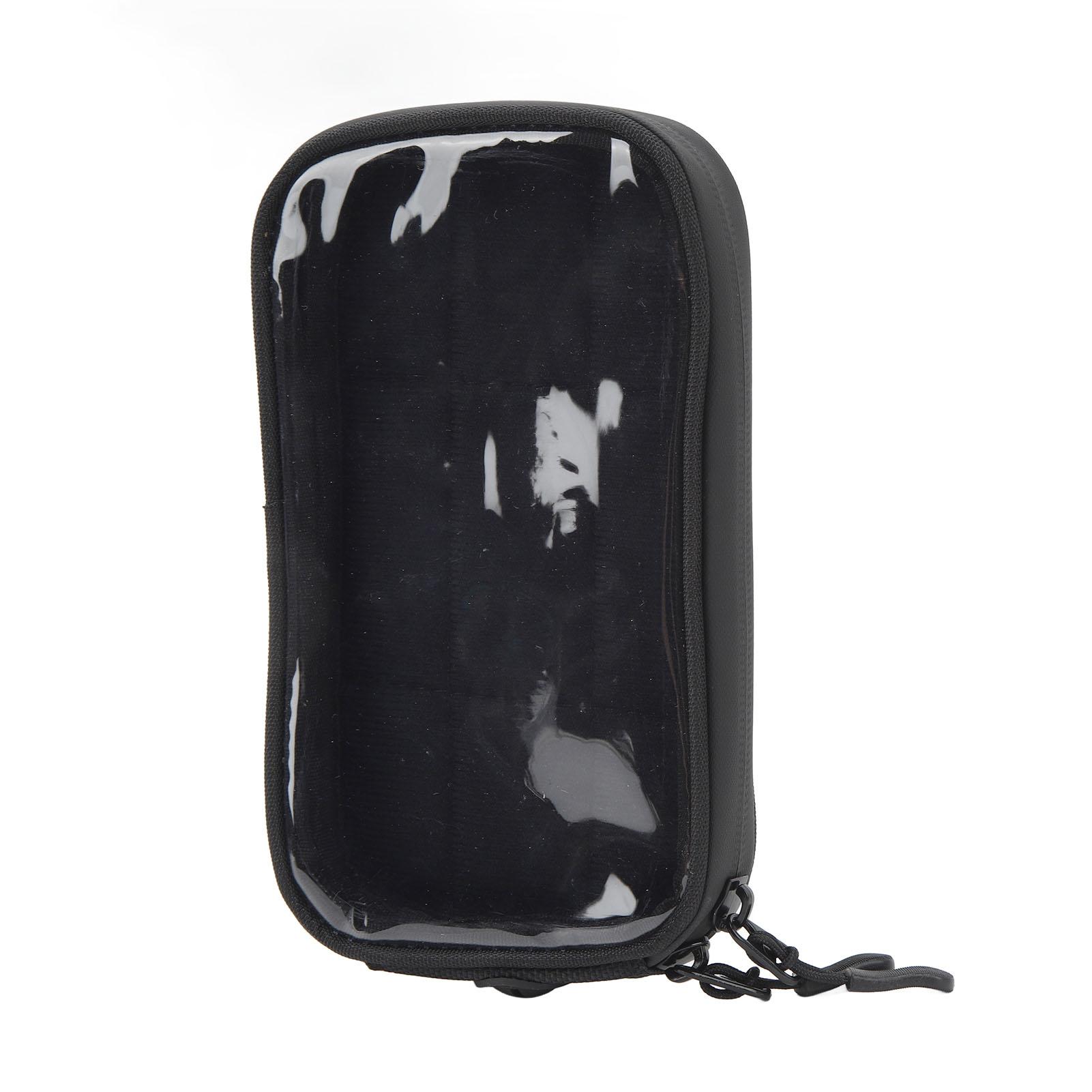 

Waterproof Bike Phone Front Frame Bag Bicycle Top Tube Cycling Phone Mount Pack Black