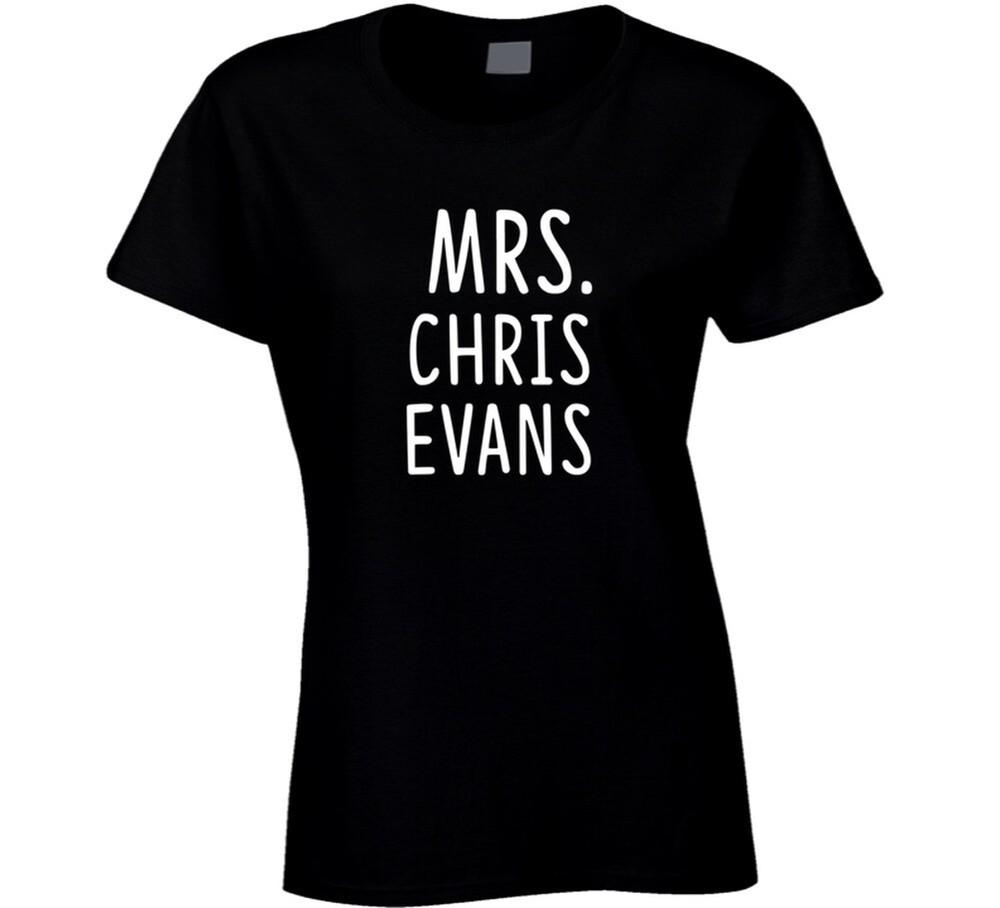 

Mrs Chris Evans Male Actor Movie Fan T Shirt 3XL