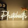 Semn Neon Photo Booth pentru Decor de Perete Semne Fotografice pentru Cartea de Oaspeți de Nuntă Petrecere de Angajament Deschisă Recepție de Afaceri