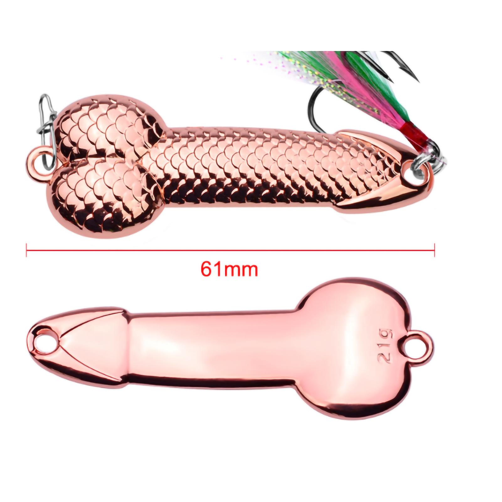 

Блесны Ложки Рыболовные Приманки с Одинарным Крючком Металлические Блесны Приманка для Пресной и Морской Воды 21g 61mm / 2.4in Rose Gold