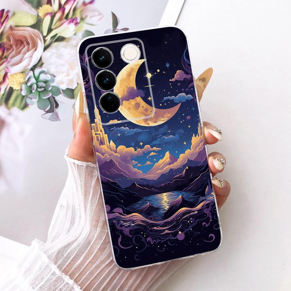 For Vivo V27 V27Pro Cool Dragon Tiger Pattern Phone Case For Vivo V 27 V27 Pro V2230 V2231 Soft Silicone TPU Cases
