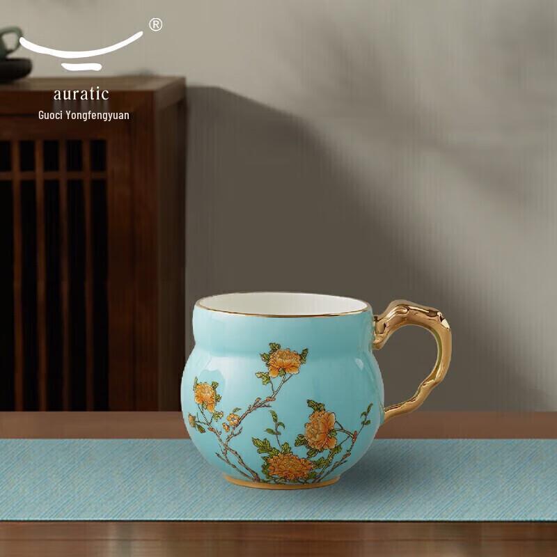 Yongfengyuan Furenci West Lake Blue Ceramic Mug
