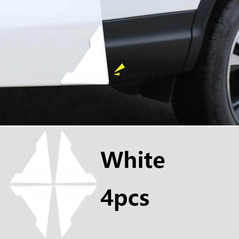 

4 шт. Кутові наклейки проти зіткнення дверей автомобіля Універсальні прозорі наклейки Кутові наклейки на двері проти подряпин