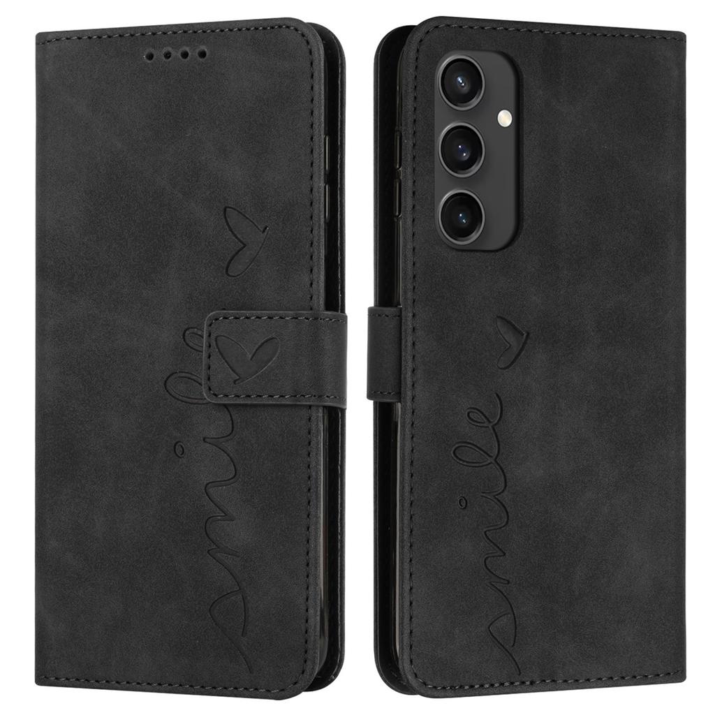 Für Samsung Galaxy S24 FE Hülle Faltständer PU Leder Handyhülle mit Kartenfächern