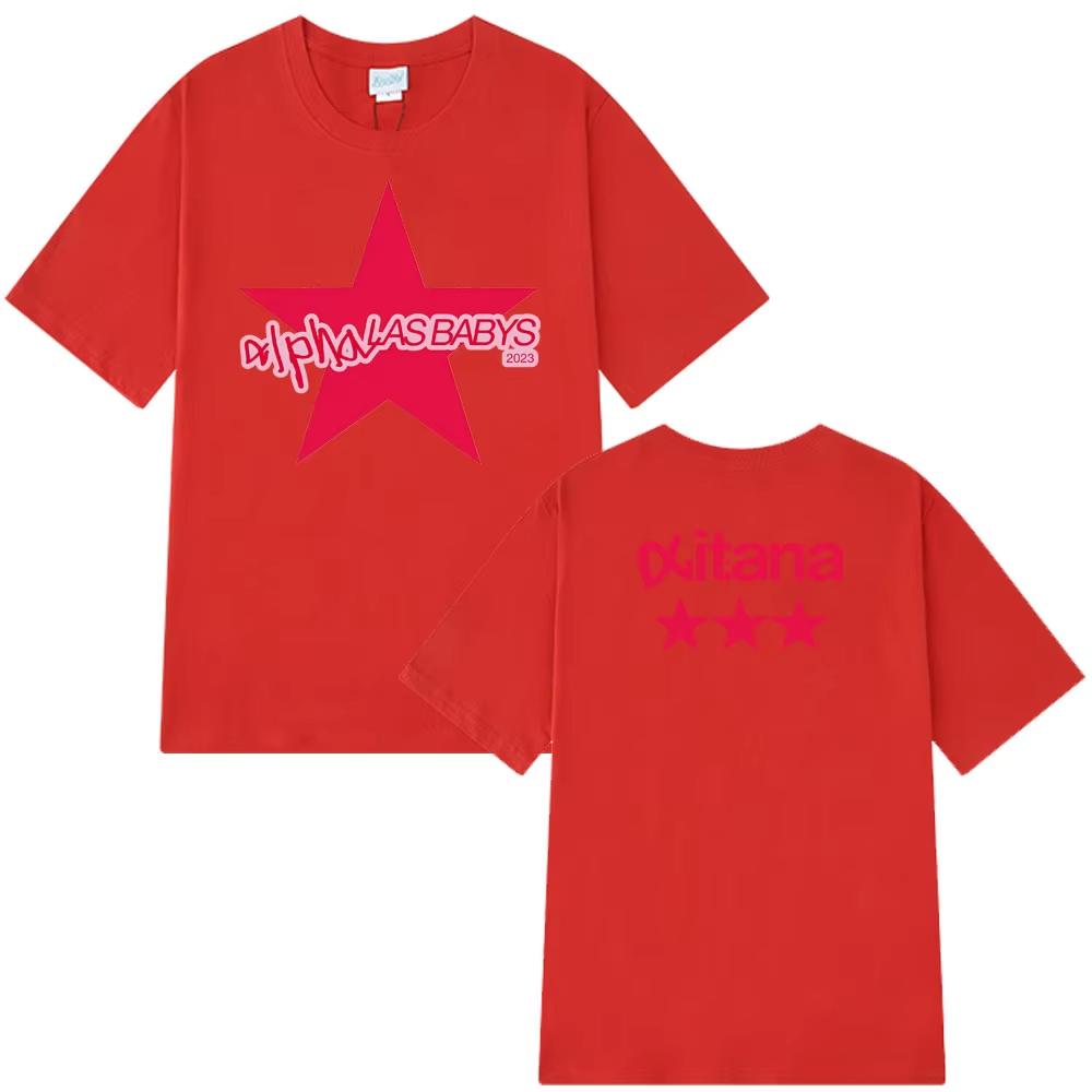 

Singer Aitanas Print T-Shirts Men s Women Aesthetics Short Sleeve T Shirt Cotton Fashion Hip-hop Loose O-Neck T-shirts Fan Gifts 4XL