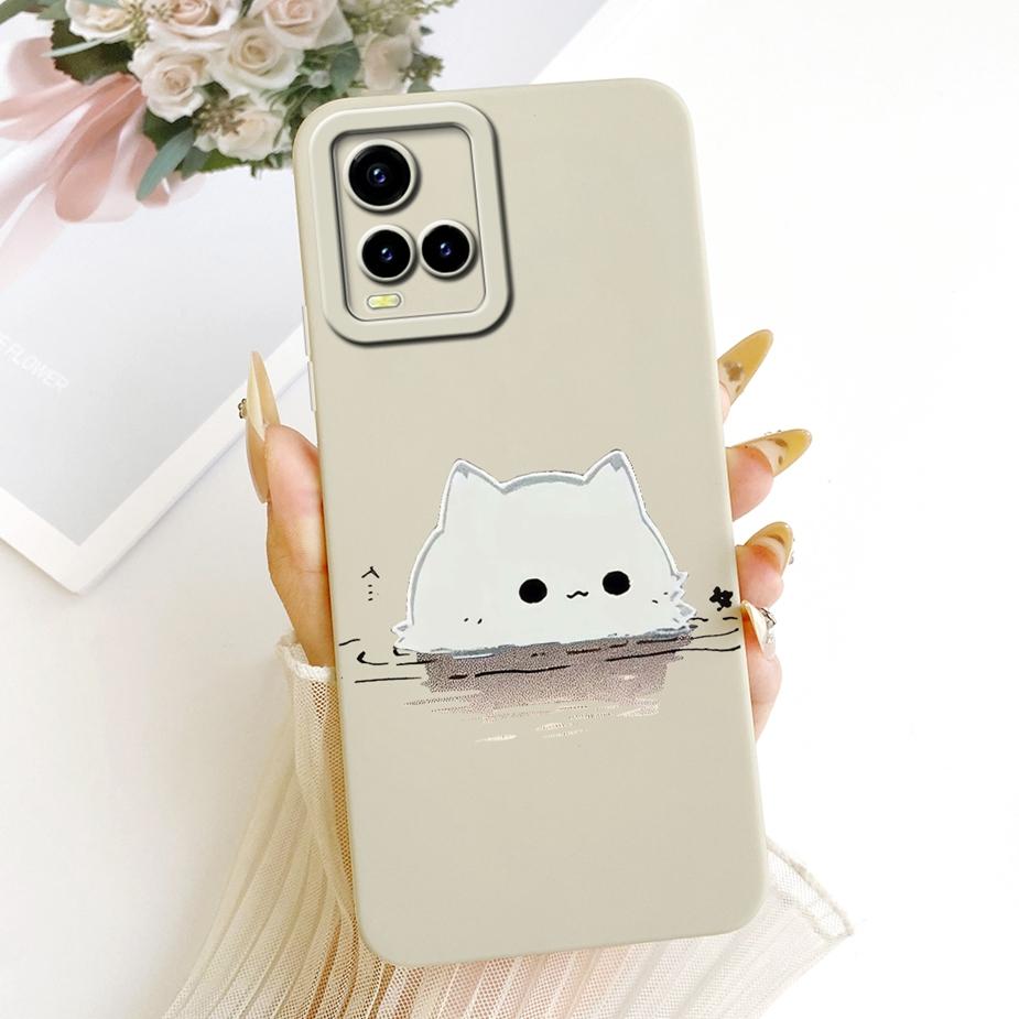 For Vivo Y33s 4G Case V2109 Cute Cat Cartoon Cover For Vivo Y21 Y21s Y21e Y21t Soft TPU Phone Case For Vivo Y33t Y 33s 4G Fundas