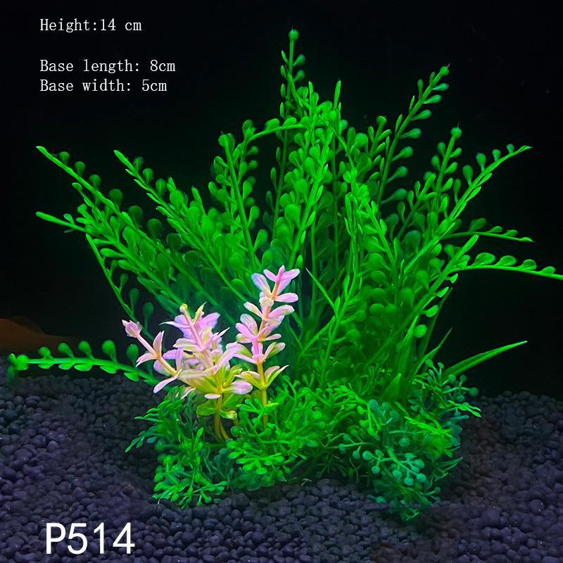 Künstliche Unterwasser-Pflanzen aus Kunststoff für Aquarien, Aquarien, gefälschte Sträucher, grünes Wasser, Gras, Betrachtungssimulation, Dekoration
