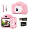 Children's Camera 1080P HD Screen Camera Video Toy 8 Million Pixel Kids Cartoon Cute Camera Outdoor Pography Toy