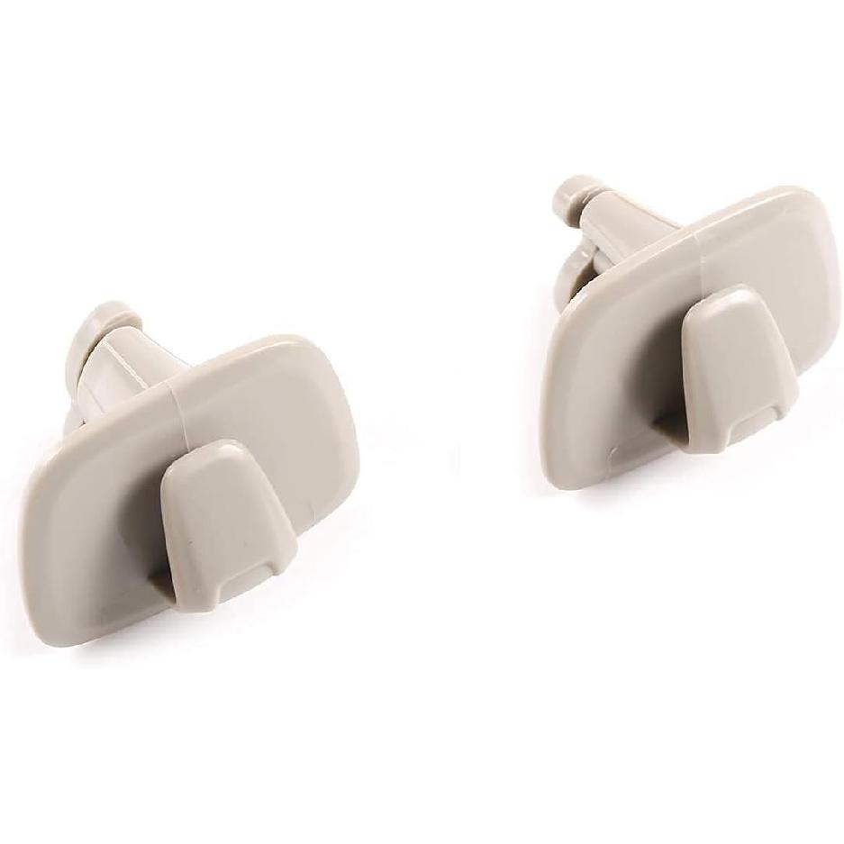 ABS Plastic Interior Roof Hooks Clothes Hanger Hook Trim for Volvo V90 S90 XC40 XC60 XC90 2015-2020 (Gray)
