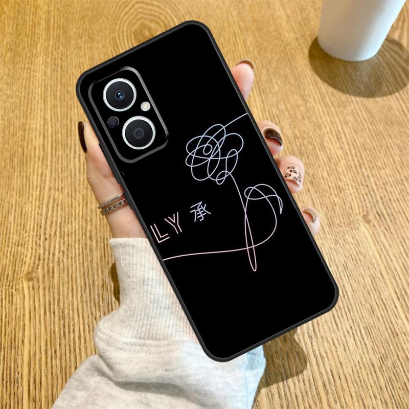 Love Yourself Flower Kpop Funda For OPPO Reno 14 F 10 11 12 13 Pro 13F 12F 11F 7 8 Lite OPPO Find X6 X5 X8 X9 Pro Case