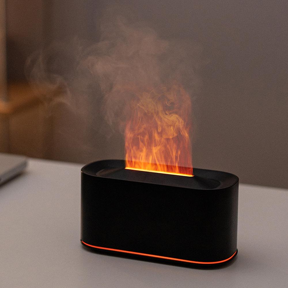 Пламя Ароматерапевтическая Машина Увлажнитель Домашний Креативный Настольный Цветной Атмосферный Свет Пламя Ароматерапевтическая Машина