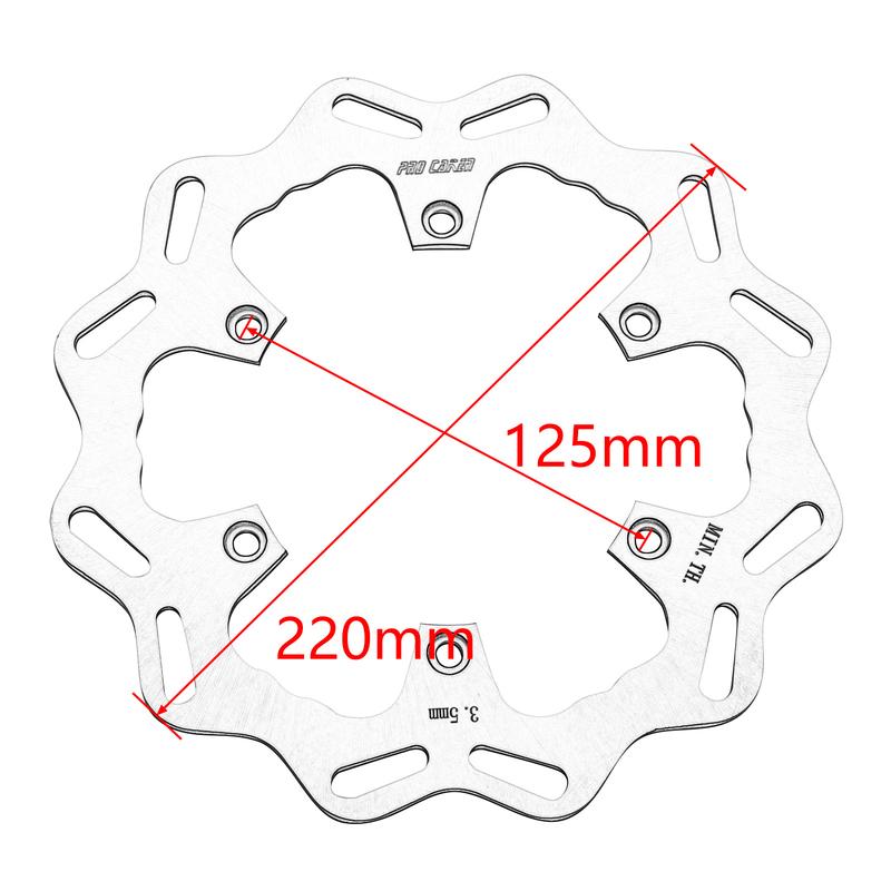 Motorcycle 260MM 220MM Front Rear Brake Disc Rotor Disk For XC SX SXF TPI Six Days KTM EXC EXCF For Husqvarna TC FX TX FE TE FC