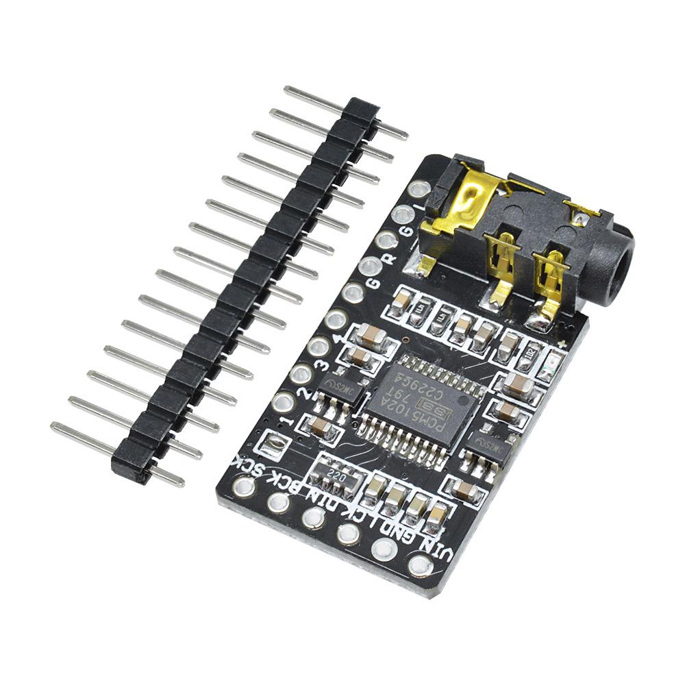 TZT Interface I2S PCM5102A DAC Decoder GY-PCM5102 I2S Player Module For Raspberry Pi pHAT Format Board Digital PCM5102 Audio Board - GY Module - TUOZHANTENG HK co.,LTD