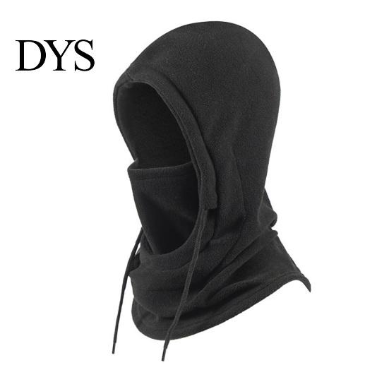 Thermal Gear for Autumn Winter Sports Balaclava Hat with Drawstring, Windproof Polar Fleece Hooded Scarf, Protection Motorbike Riding Breathable Face