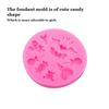 Fondant Mold Portable 9 Grid Non-stick Cute Home Kitchen Cartoon Sugar Candy Jelly Cake Baking Mould Accessories