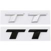 2026 3d ABS Chrome Black TT Logo Letters Car Trunk Emblem Badge Decal For Audi TT RS MK1 8N 8J MK3 8S MK2 TT Sticker Accessories