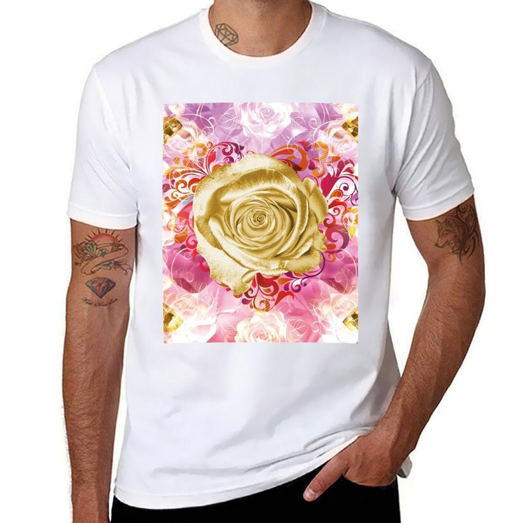 Mary Magdalene Celestial Rose Tshirt Minimalist Casual Short Sleeve Top Tshirt