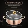 ZISIZ 304 Edelstahl geteilter Hot Pot