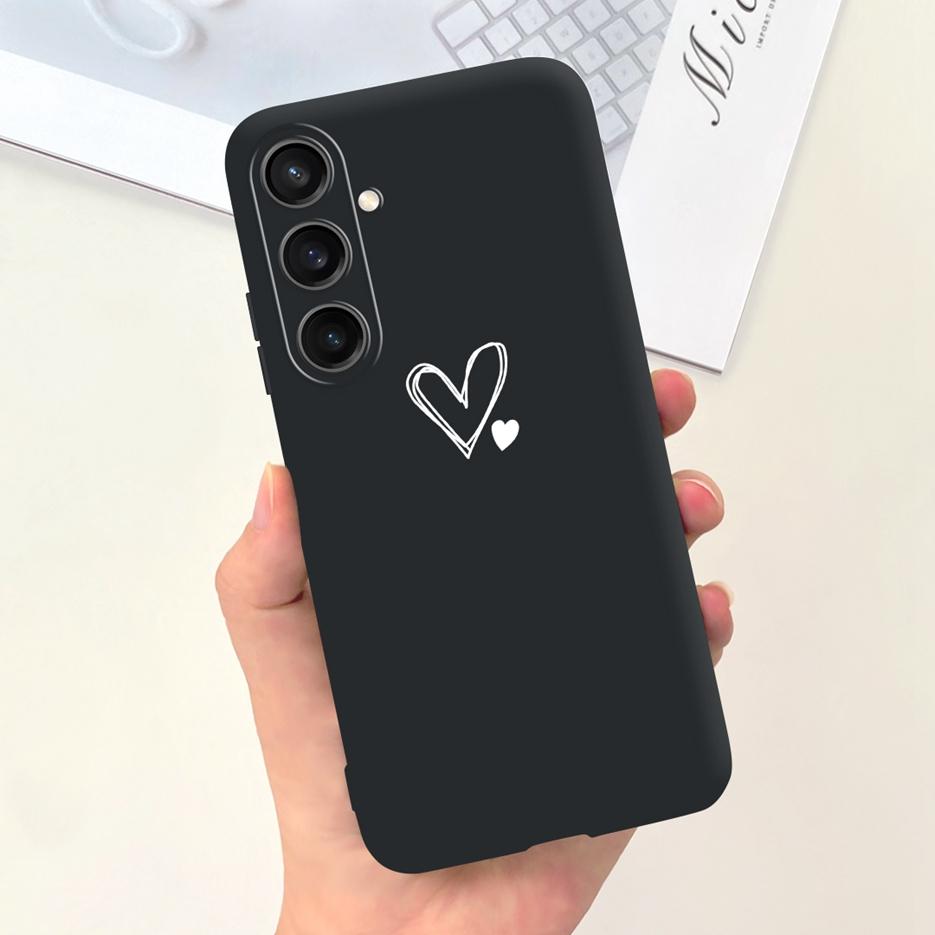 For Samsung Galaxy A55 Case Pretty Cartoon Girls Sunflower Cover Soft TPU Phone Case For Samsung A15 A25 A35 A55 5G Fundas Coque