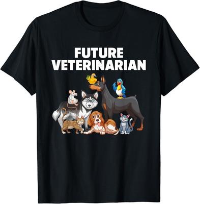 Future Veterinarian Boy Girl Veterinary Assistant Technician Gift Unisex T-Shirt