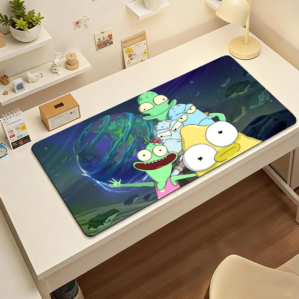 Cartoon SSolar OOpposites MousePad Nonslip Locking Edge PC Laptop Accessories Rubber Office Keyboard Large Game XXL DeskMat