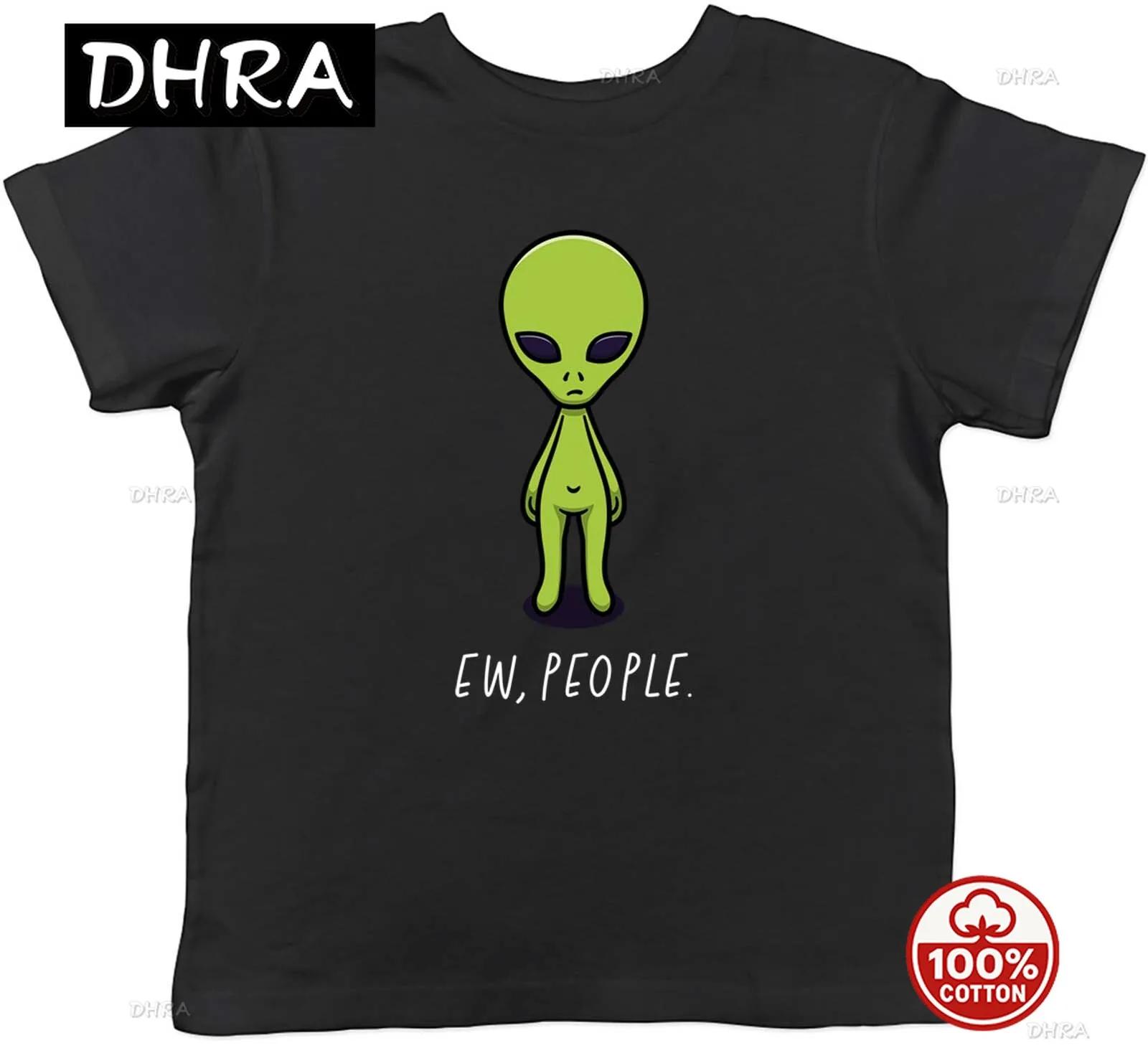

Ew People Alien Childrens Kids TShirt Boys Girls Gift in Style Camisetas Mujer for Vacation Street Fashion Classic Cotton Tee S