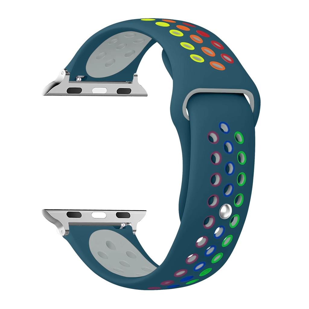 Classic Strap For Apple Watch Band 45mm 44mm 42mm 40mm 49mm 41mm 38mm 44 Mm Silicone Bracelet Correa Iwatch Series 7 8 9 6 5 4 Ultra Se