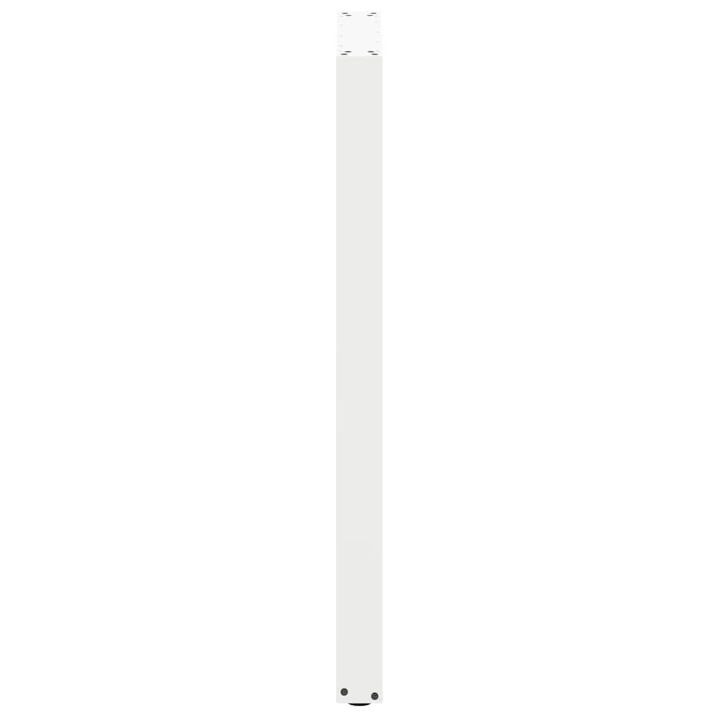 Vidaxl Nogi Do Stolika Kawowego, 2 Szt., Białe, 60X(110-111) Cm, Stal